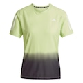 Camiseta adidas Own The Run Climacool Colorblock - Feminina VERDE