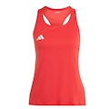 Camiseta Regata adidas Corrida Adizero Essentials - Feminina VERMELHO