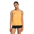 Camiseta Regata adidas Corrida Adizero Essentials - Feminina LARANJA