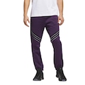 Calça adidas Fleece Foundation Select - Masculina ROXO/PRETO