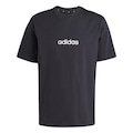 Camiseta adidas Essentials Linear Single Jersey - Masculina PRETO