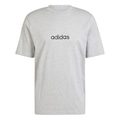 Camiseta adidas Essentials Linear Single Jersey - Masculina CINZA