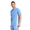 Camiseta adidas Malha Simples Essentials Três Listras - Masculina AZUL/BRANCO