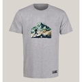 Camiseta Wss Algodão Prime Mountain Summit - Masculina CINZA