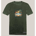 Camiseta Wss Estonada Algodão Prime Seaside - Masculina VERDE
