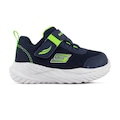 Tênis Skechers Nitro Sprint Swift Buddies - Infantil AZUL ESC/VERDE