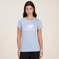 Camiseta New Balance Essentials Basic - Feminina CINZA