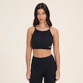 Top New Balance Canelado Small Logo - Feminino PRETO