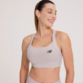 Top New Balance Active Athletics com Bojo - Feminino CINZA