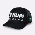 Boné HUPI Racing Bordado Adulto PRETO