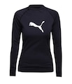 Camiseta Manga Longa Puma Proteção Solar UV50+ Feminina PRETO