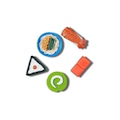 Jibbitz™ mini sushi party 3d pack com 5 peças unico - Unissex BRANCO