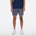 Short New Balance Run Club - 7" - Masculino CINZA