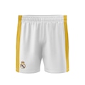 Bermuda Braziline Real Madrid Liga - Infantil BRANCO/AMARELO