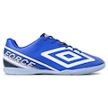 Chuteira Futsal Umbro Force - Adulto AZUL CLA/BRANCO