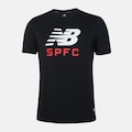 Camiseta New Balance Spfc - Masculina PRETO