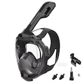 Mascara Subaquática de de Mergulho Gold Sports Gold Full Face Com Snorkel PRETO