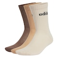 Kit Meias Linear Crew Cushioned com 3 Pares - Adulto BRANCO