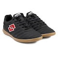 Chuteira Futsal Lotto Stadio Origin - Masculina PRETO/VERMELHO