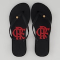 Chinelo Flamengo Basic Escudo - Feminino PRETO