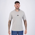 Camiseta adidas Small Logo - Masculina CINZA