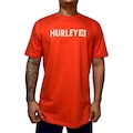 Camiseta Hurley Square SM25 - Masculina VERMELHO