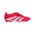 Chuteira de Campo adidas Predator League Fold-Over - Infantil VERMELHO
