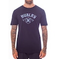 Camiseta Hurley Brasão Over - Masculina PRETO