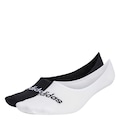 Kit Meias Finas adidas Linear Ballerina com 2 Pares - Adulto BRANCO
