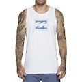 Camiseta Regata Billabong Crayon Wave - Masculina BRANCO