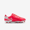 Chuteira de Campo Nike Tiempo 10 Club - Infantil VERMELHO/BRANCO