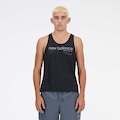 Regata New Balance Athletics Run Graphic Masculina PRETO