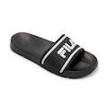 Chinelo Fila Drifter Stripes Masculino PRETO/CINZA