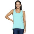 Camiseta Regata Run More Alongada 02533 - Feminina VERDE