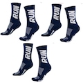 Kit 3 Pares Meias de Corrida Hupi Run Cano Médio 36 A 42 - Adulto AZUL
