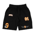 Bermuda de Moletom Grizzly Third Down - Masculina PRETO