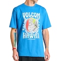 Camiseta Volcom Aloha Rooster SM25 - Masculina AZUL