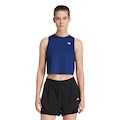 Camiseta Regata Treino adidas Boxy Essentials Workout - Feminina AZUL ESCURO