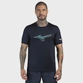 Camiseta Mizuno Stamp - Masculina AZUL