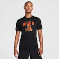 Camiseta Nike Fitness - Masculina PRETO/LARANJA