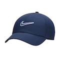 Opção de cor AZUL ESC/BRANCO de Boné Nike Club Swoosh - Adulto