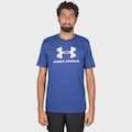 Camiseta Under Armour Sportstyle Logo SS - Masculina AZUL