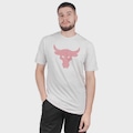Camiseta Under Armour Project Rock Brahma Bull - Masculina BRANCO