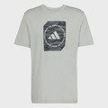 Camiseta adidas Camo Shape Graphic - Masculina CINZA