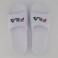 Chinelo Fila Sleek Slide e Marinho - Feminino BRANCO