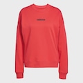 Blusão de Moletom adidas W Lin Ft Swt -Feminino VERMELHO