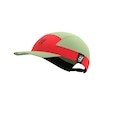 Boné 5 Panel Compressport - Adulto VERDE/VERMELHO