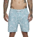 Bermuda RVCA Exotica Elastic 18" SM25 - Masculina AZUL