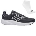KIT TÊNIS NEW BALANCE 413 V3 + MEIA - MASCULINO PRETO/BRANCO