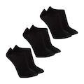 Kit 3 Pares De Meias Selene Sapatilha - Unissex PRETO